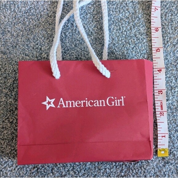 American Girl Red Small Mini Doll Shopping Bag Holiday Elf On The Shelf Gift - Picture 6 of 7